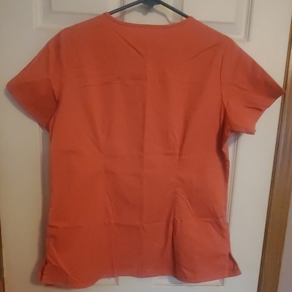 Butter soft stretch asymmetrical scrub top - Picture 4 of 4